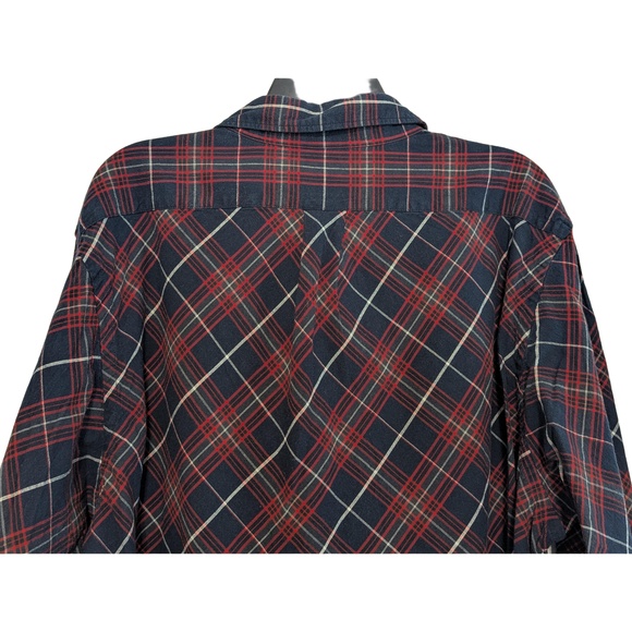 NWT Ralph Lauren Polo Jeans Co Shirt Mens XL NavyRedWhite Plaid ButtonDown - Picture 6 of 14